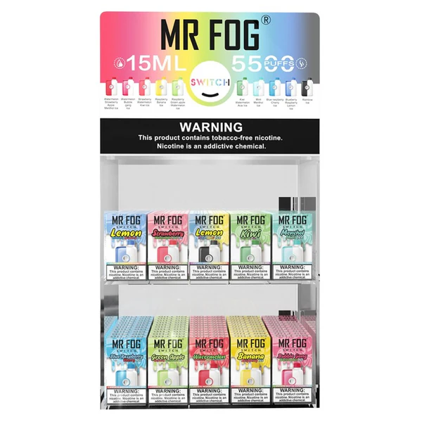 hifi vapes - dallas - Mr Fog Switch Display 100ct 5500pf